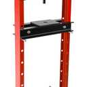 Hydraulic Shop Press,12 Ton H-Frame Garage Floor Adjustable Shop Bearing Press with Stamping Plates to Bend, Straighten, Or Press Parts, Install Bearings & U-Joints