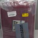 Turquoize 4 Piece Sofa Covers for 3 Cushion Couch Sofa Slipcover Soft Couch Cover for Dogs Washable Furniture Cover with 3 Individual Large Cushion Covers Feature Fabric (Large Sofa, Burgundy)