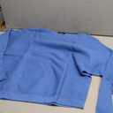 Zenlonr Women's Fall Sweaters 2025 Casual Long Batwing Sleeve Loose Off Shoulder Knit Pullovers Jumper Tops (Medium, Brilliant Blue)