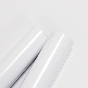 Contact Paper Glossy White for Countertops Removable Contact Paper White Peel and Stick Wallpaper Waterproof Easy to Clean Vinyl Roll Decorative Kitchen Cabinet Table Closet 15.8''118.1''