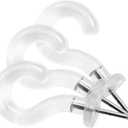 Push Pin Wall Hook - Klear Kindness (Transparent) - 40-Count