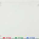 Audio-Visual Direct Clear Glass Dry-Erase Board Set - 2' x 1.5' - Includes Hardware & Marker Tray (Non-Magnetic)