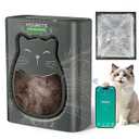 Pet Air Purifier for Home, H13 HEPA Washable Filter,Air Cleaner with APP&Air Quality Monitor for Pet Hair Dander Odor Allergies Pollutant Smoke Dust for Large Rooms 2200 FtÂ², Auto Mode,P365 Black
