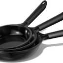 Ceramic Nonstick Frying Pan, Non Toxic Pan for Cooking, 8" 9.5" and 11" Frying Pan Skillet Set PFAS & PTFE & PFOA Free, Dishwasher Safe, Compatible with All Stovetops