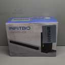 INFITBO Sound Bar for Smart TV 2.1CH 190W Peak Power Soundbar with Subwoofer Detachable 2-in-1 BT 5.4 Surround Sound System 12L Deep Bass for PC Game with HD-ARC/Opt/USB/AUX Home Theater