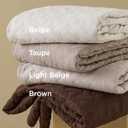 Bedsure Quilts King Size - Lightweight Bedspreads King Size with Basket Weave Pattern, Soft Quilt Bedding Set, Taupe Comforter Set Coverlet for All Seasons with 2 Pillow Shams (106" x 96") | Skin-Friendly Soft, All-Season Comfort, Breathable, Lightweight, Machine Washable
