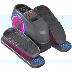2025 New Under Desk Elliptical Machine, Electric Ellipse Leg Exerciser Pro As Seen On TV with 16 Adjustable Speed, Quiet and Fully Assembled with Remote Control & Non-Slip Foot Straps