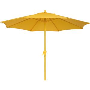 Sunnyglade 9FT Outdoor Patio Umbrella, Market Table Umbrella with 8 Sturdy Ribs and Crank System, Fade-resistant & Waterproof for Garden Backyard Poolside Deck