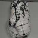 Black and White Farmhouse Shower Curtain,Boho Linen Fabric with Embroidered Plaid Pattern and Tassels for Bathroom,72" Wx72" L