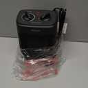 Space Heater, 1500W Electric Heaters Indoor Portable with Thermostat, PTC Fast Heating Ceramic Room Small Heater with Heating and Fan Modes for Bedroom, Office and Indoor Use (10IN)