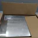 Universal Stainless Steel Griddle Flat Top Plate with Even Heating Bracing for BBQ Charcoal and Gas Grills, Camping, Tailgating, and Parties,with Grease Groove and Removable Handles (23" x 16")
