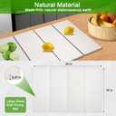 4 x Large Dish Drying Mat for Kitchen Counter,24"16"Fast Dry Pad Absorbent Countertop Mat, Heat-resistant Mat,Diatomaceous Earth Mats,White
