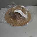 FLUFFY SENSE. Unisex Wide Brim Sun Hat Straw Panama Rancher Fedora Hat for Men Beach Hat for Women