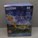 SLOOSH Bubble Lawn Mower Toddler Toys - Leak-Proof Bubble Machine Pretend and Play Gardening Toy for Indoor Outdoor Use, Push Toys Preschool Baby Boys Kids Halloween Birthday Gifts (Blue)