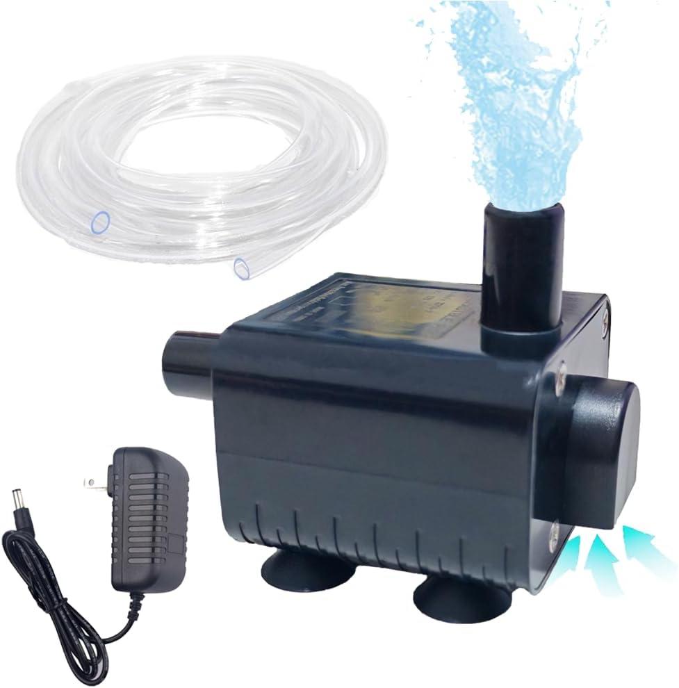 Upgraded Small HVAC Condensate Pump, 4.5ft Lift, Auto Submersible Pumps with Level Sensor, Sump Pump, 12V Mini Drain Pump For Dehumidifier/Air Conditioner/Ice Maker/Furnace/Air Cooler, Auto Shut Off