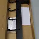 Over The Door Towel Rack,Over The Door Hooks,Heavy Duty Aluminum Over The Door Hanger for Hanging Coat, Bag, Robe,Clothes,Towels,Hat - 5 Hooks, Brush Finish (Matte Black 1Pcs)