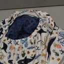 Seat Cover Compatible with Bumbo and Nuby Seat, Booster Seats Accessories, Soft Breathable Cover for Baby Girl Boy, Cover Only (Ocean Blue)