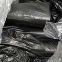 Aluf Plastics 56 Gallon Trash Can Liners (100 Count) - 43" x 47" - Thick 1.5 MIL Equivalent Black Trash Bags for Bathroom, Kitchen, Office, Industrial, Commercial, Recycling and More