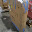 HAISIWLKJ Folding Table 8 FT Camping Table Portable Heavy Duty Plastic Rectangular Outdoor Dining Table Steel Legs Fold-in-Half with Carrying Handle for Indoor,Picnic,Party,Wedding,Events(White)