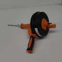 Drain Auger, Clog Remover with Drill Adapter, 25 Feet Flexible Plumbing Snake Use Manually or Powered for Kitchen,Bathrom and Shower Sink, Comes with Gloves (orange)
