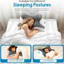 3 x Cervical Neck Pillow for Sleeping Ergonomic Pillow for Neck Comfort, Contour Memory Foam Neck Pillow for Side Sleepers Ortho Style Neck Support Pillow for Back & Stomach Sleepers