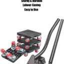 Heavy Furniture Mover Lifter with Extension Bar and 4-Wheel Furniture Dollies, 440 lbs Load Capacity, Furniture Moving Tool Set
