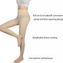 2-Pack Slightly Transparent Tights for girls & women, High Elasticity Sheen Pantyhose, For Work Dance Casual. (S)