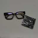 livho Oversized Eyewear Frame for Woman and Men - Rectangle Fashion Glasses for Computer, Chic Preppy Frame