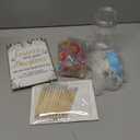 Syhood Greenery Baby Shower Games Guess How Many Pacifiers Sage Game Sign 50 Small Guessing Games 20 HB Pencils 750 ml Milk Bottle 400 Acrylic Pacifiers Decorations Guests Gender Reveal Party Favors