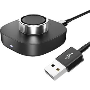 Charger for Oura Ring 4/ Ceramic - Size 7- Quick Charge Dock with 3FT USB-C Cable, Fast Replacement Charging Base Compatible with Oura Ring Gen 4