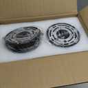 Modern Black Farmhouse Clear Glass Cylinder Pendant Light Fixture,Island Lights for Kitchen,Mini Pendant Lighting for Kitchen Island Decor - 4.75 Inch Shade 58 Inch Cord (Black 2 Pack)