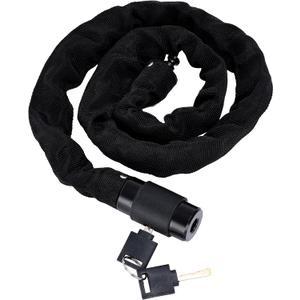 Pro-Bike Tool Bike Lock with Key - Bicycle Anti Theft Security Locks - Suitable for Scooter, Electric, Road, and Mountain Bikes - Heavy Duty, Folding Design, Weatherproof - L38.1 x W1.1 in - Black
