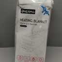 Heated Blanket Electric Throw 52"X60",Electric Blanket with Foot Pocket,6 Heat Settings & 1-10 Hours Time Settings Auto-Off,Machine Washable Heating Blanket for Home and Office (Gray)