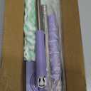Snap Grip Mini Mop,Cloth Changing Mini Mop,360 Rotating Wet Dry for Whole House Cleaning,Foldable 35inch Retractable Long Handle Mopping Stick (Purple,1*p+6*Cloth)