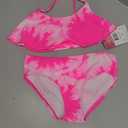 Kanu Surf Girls' Alania Flounce Bikini Beach Sport 2 Piece Swimsuit (14), Beach Girl Pink 