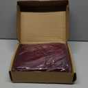 Christmas Tree Skirt 48 inches, Luxury Red Velvet Tree Skirt with Gold Glitter Trim, Premium Thick Xmas Tree Skirts Vintage Christmas Tree Decorations for Home Party Holiday Decor