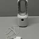 let'me 13 Inch Desk Fan, Bladeless Table Fan, 106 Oscillating Fan Touch Control with 3 Speeds and Night Light, Small Quiet Desk Fan for Personal, Office, Nightstand (white)