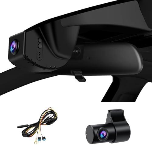 KuTaiTai Front 4K + Rear 1080P Dash Cam fit for Honda Civic 2022 2023 2024 2025 Si Type R Hatchback XL Sport SE EX_L Touring 1.5 2.0T (Black), OEM Look, Easy to Install, Parking Monitor, 128GB