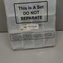 SATINIOR 24 Packs Small Clear Plastic Beads Storage Containers Box with Hinged Lid for Storage of Small Items, Crafts, Jewelry, Hardware (3.5 x 2.4 x 1.2 Inches)