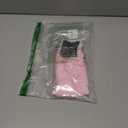 Feraricci Solid Color Casual Dress Socks for Men - Colorful & Comfortable Crew Socks (Pink, L)