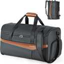 Garment Bags for Travel - Convertible Carry on Garment Duffle Backpack with Shoe Compartment, 3 in 1 Hanging Travel Suit Bag with Shoulder Strap for Men Women, Black