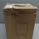 WanWanKa Mini White Plastic Trash Can, 2.6 Gallon Capacity, Slim Design, Anti-Odor, Easy to Clean, Suitable for Any Place