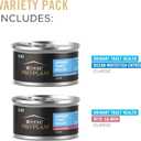 Purina Pro Plan Urinary Tract Health Pate Cat Food Variety Pack, Ocean Whitefish And With Salmon Entrees - (Pack of 24) 3 oz. Cans