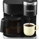 Keurig K-Duo Single Serve K-Cup Pod & Carafe Coffee Maker, with Multiple Brew Sizes, 60oz Removable Reservoir, Programmable Auto Brew Carafe, Black