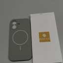 Miracase Magnetic for iPhone 17 Case, Compatible with MagSafe, Integrated Silicone Camera Control Cover, 3.0mm Thicken Shockproof Drop Protection Phone Case for 17,Patina Green