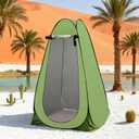 Portable Privacy Changing Tent, Army Green, 72 x 36 x 39 inches, UV Resistant, Water Repellent, Fiberglass Frame