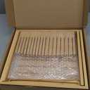 Bamboo Bread Slicer for Homemade Bread - Sturdy Bread Cutting Guide with Crumb Catcher Tray & Serving Board - Bread Cutter Machine for Loaf, Sandwich, Baking