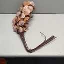 OJRTHDE 7PCS Long Artificial Eucalyptus Stems 35.4" Tall Fake Branches with Silk Apple Leaves Faux Fall Brown Plants Bouquet Festival Flowers Arrangements Accessories Home Fireplace Table Vase Décor