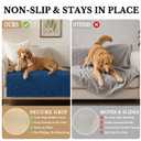 Smiry Waterproof Couch Cover for Dogs, Washable Non Slip Plush Protector