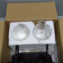 Matte Black Bathroom Light Fixtures Over Mirror,2-Light Bathroom Vanity Light with Clear Glass Shade,Modern Farmhouse Wall Sconces Lighting for Kitchen Living Room Bedroom Cabinet